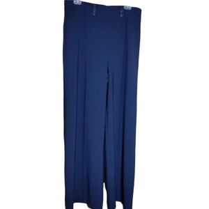Ann Taylor loft navy blue sailor pants wide leg size 12
